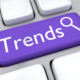 Online trends search concept